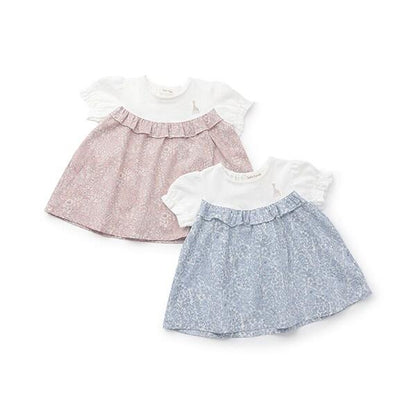 小花圖案長款上衣