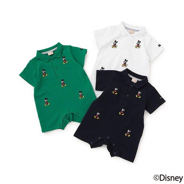 【《迪士尼》】刺繡翻領連體衣