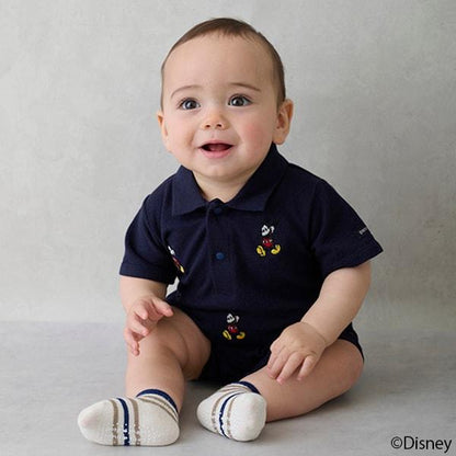 【《迪士尼》】刺繡翻領連體衣