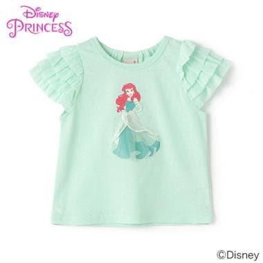 【《迪士尼》】袖部網紗圖案T恤