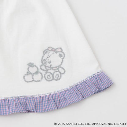 【HELLO KITTY】荷葉邊領女式長款上衣