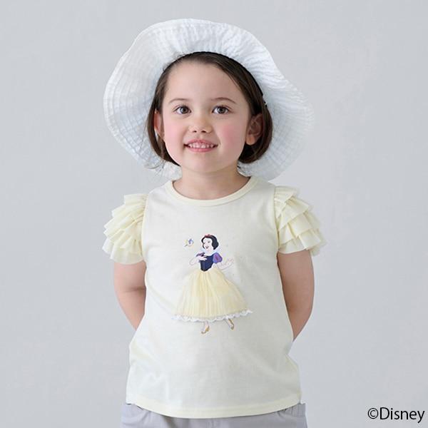 【《迪士尼》】袖部網紗圖案T恤
