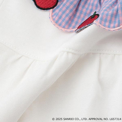 【HELLO KITTY】荷葉邊領女式長款上衣