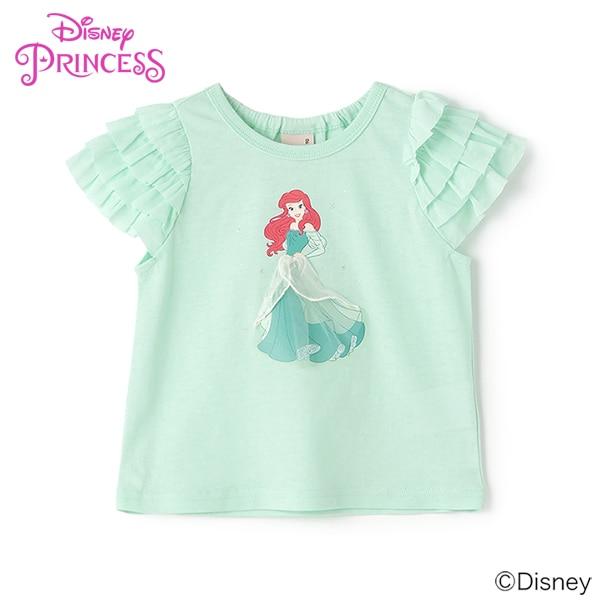 【《迪士尼》】袖部網紗圖案T恤