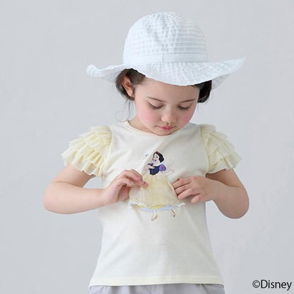 【《迪士尼》】袖部網紗圖案T恤