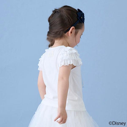 【《迪士尼》】袖部網紗圖案T恤