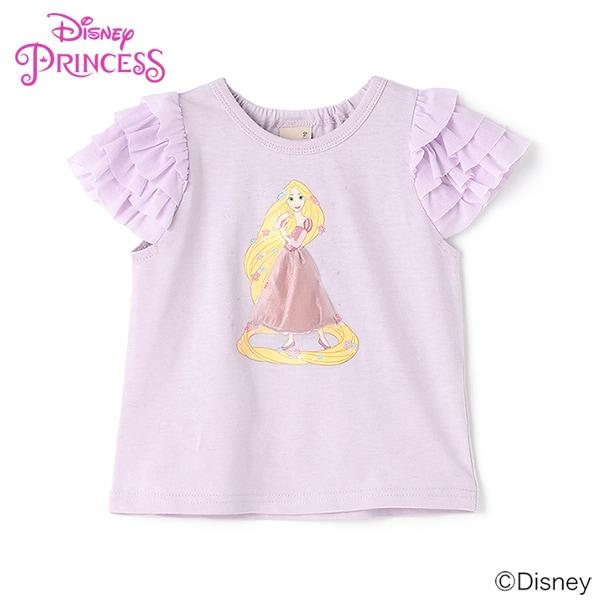 【《迪士尼》】袖部網紗圖案T恤