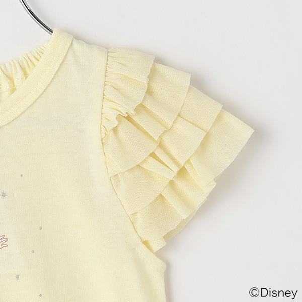 【《迪士尼》】袖部網紗圖案T恤