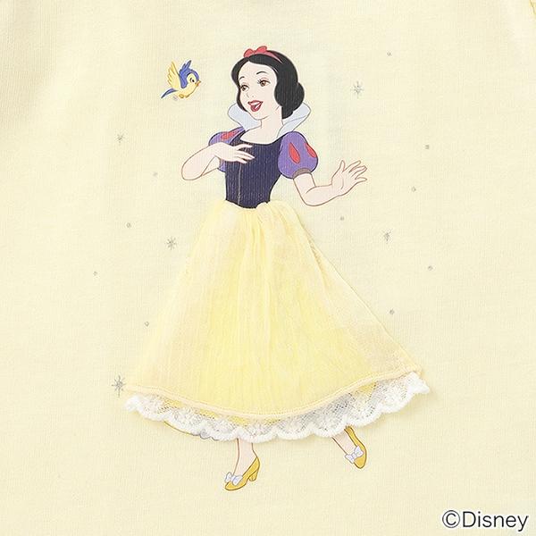 【《迪士尼》】袖部網紗圖案T恤