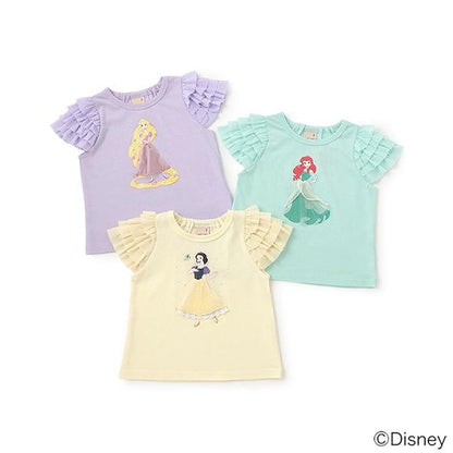 【《迪士尼》】袖部網紗圖案T恤