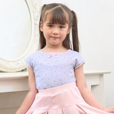 花卉印花超短上衣