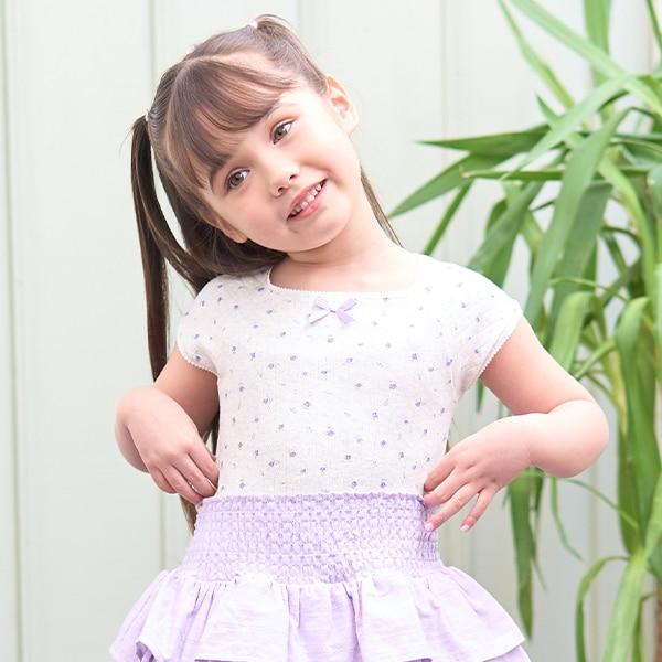 花卉印花超短上衣