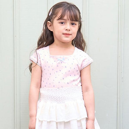 花卉印花超短上衣