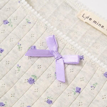 花卉印花超短上衣