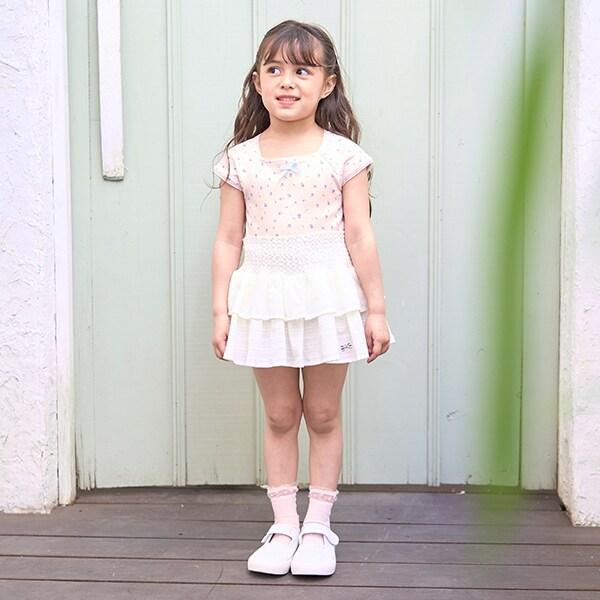 花卉印花超短上衣