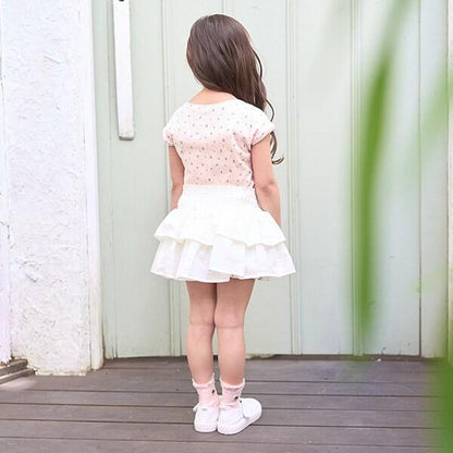 花卉印花超短上衣