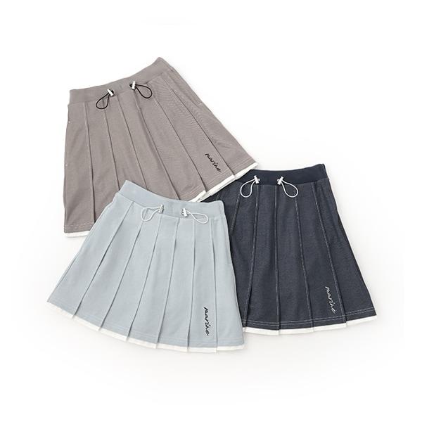 【Cuugal刊載】剪裁牛仔百褶裙褲