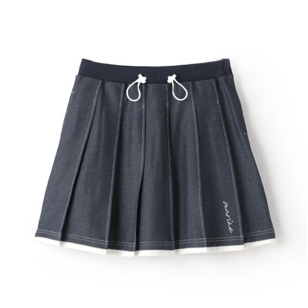 【Cuugal刊載】剪裁牛仔百褶裙褲