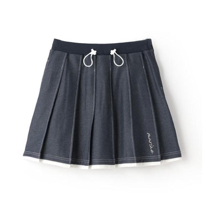 【Cuugal刊載】剪裁牛仔百褶裙褲