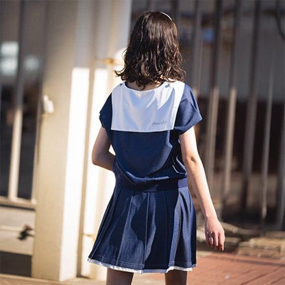 【Cuugal刊載】剪裁牛仔百褶裙褲