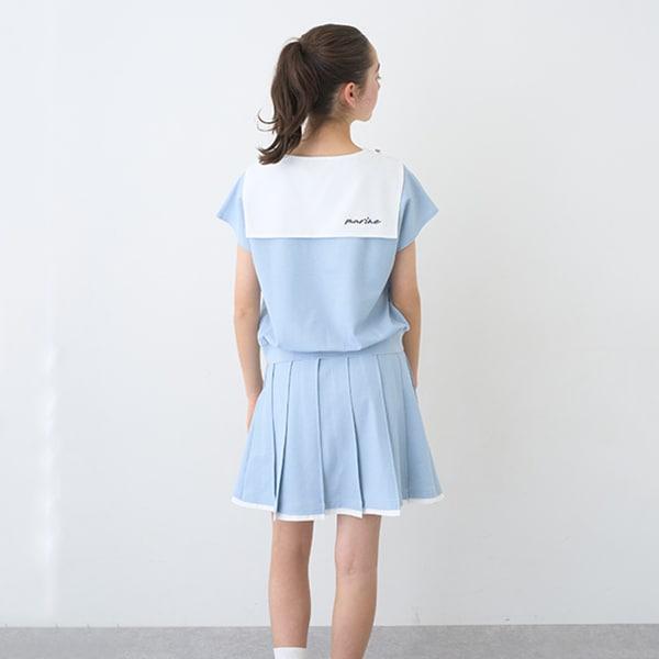 【Cuugal刊載】剪裁牛仔百褶裙褲