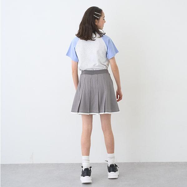 【Cuugal刊載】剪裁牛仔百褶裙褲