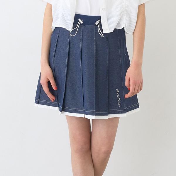 【Cuugal刊載】剪裁牛仔百褶裙褲