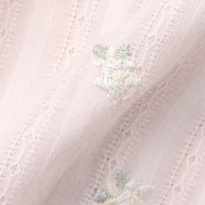 草莓刺繡泡泡袖上衣（兒童）