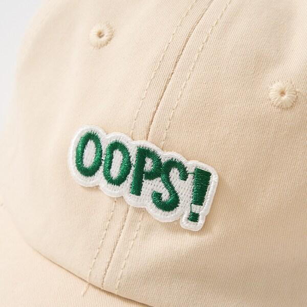 OOPS!刺繡徽章棒球帽