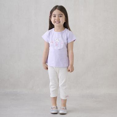 【プティプラ】GIRLS七分打底褲