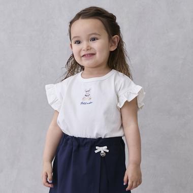 【プティプラ】GIRLS短袖T恤