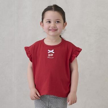 【プティプラ】GIRLS短袖T恤