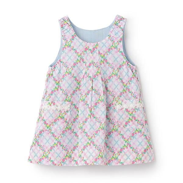 草莓圖案雙面穿連衣裙（80-130cm）