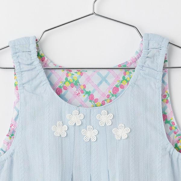 草莓圖案雙面穿連衣裙（80-130cm）