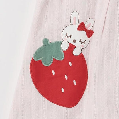 草莓圖案雙面穿連衣裙（80-130cm）