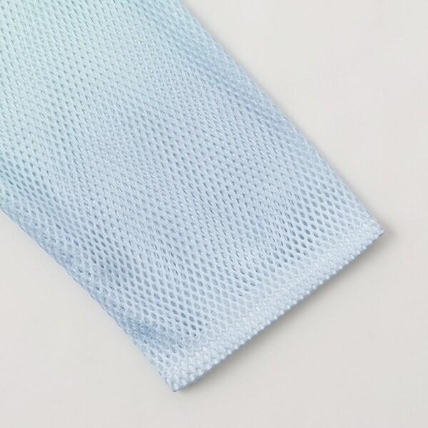 漸變網紗疊穿短袖T恤套裝