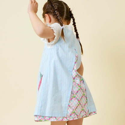 草莓圖案雙面穿連衣裙（80-130cm）