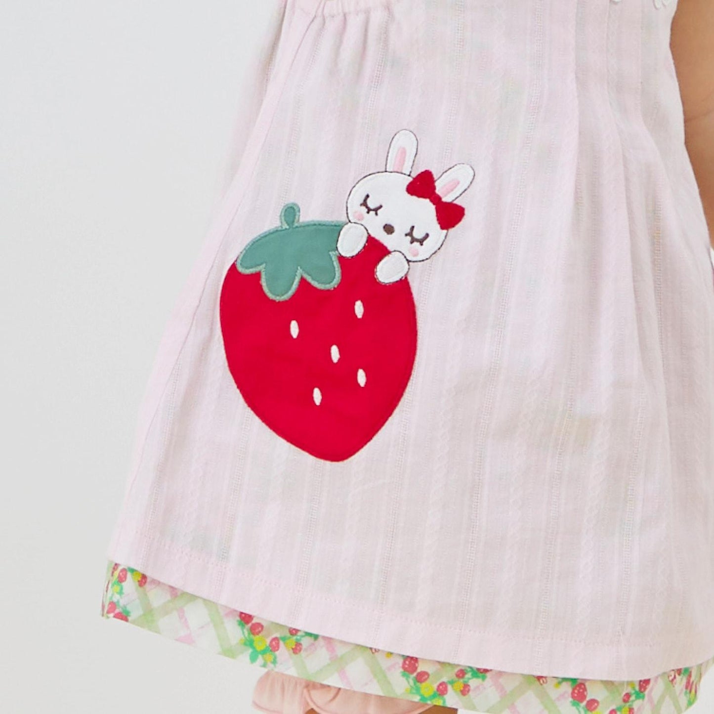 草莓圖案雙面穿連衣裙（80-130cm）