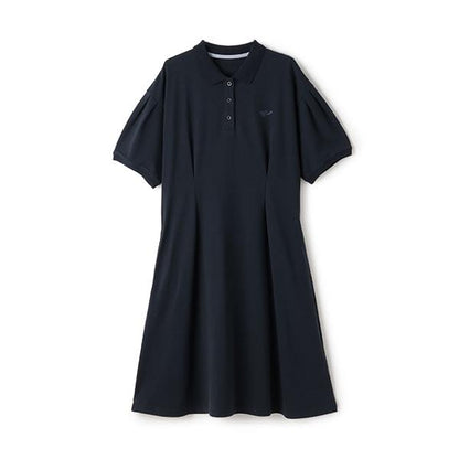 *【接觸冷感】POLO領連衣裙