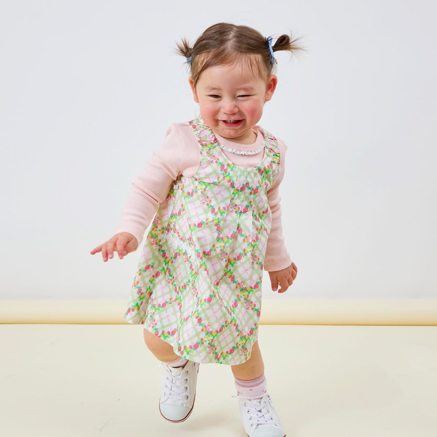 草莓圖案雙面穿連衣裙（80-130cm）