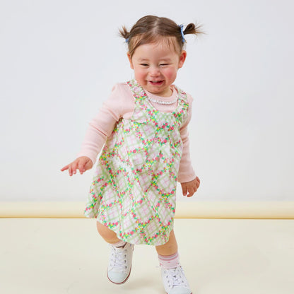 草莓圖案雙面穿連衣裙（80-130cm）