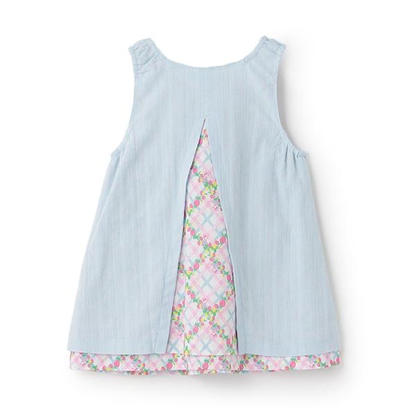 草莓圖案雙面穿連衣裙（80-130cm）