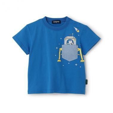 胸袋短袖T恤【JAXA LABEL】