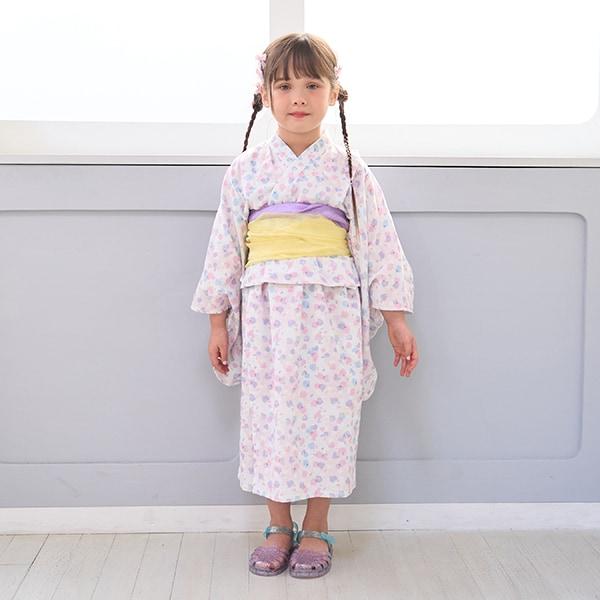 【浴衣】簡易穿著♪花色混搭・兩穿分體式（含2條腰帶）