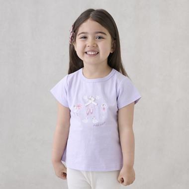 【プティプラ】GIRLS短袖T恤