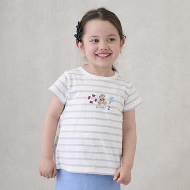 【プティプラ】GIRLS短袖T恤