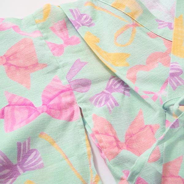 【浴衣】簡易穿著♪花色混搭・兩穿分體式（含2條腰帶）