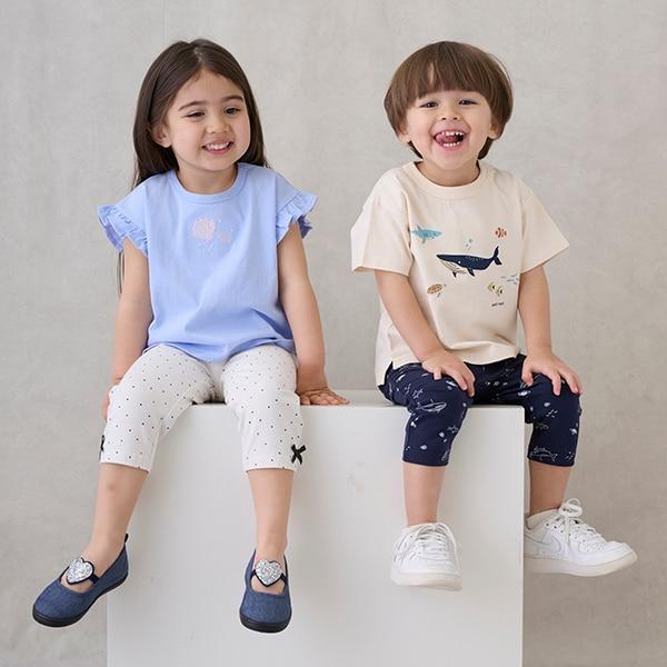 【プティプラ】GIRLS短袖T恤