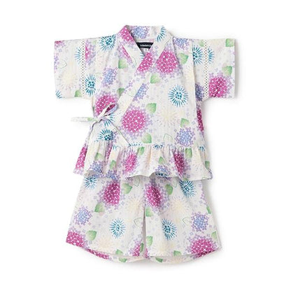 繡球花圖案家居和服
