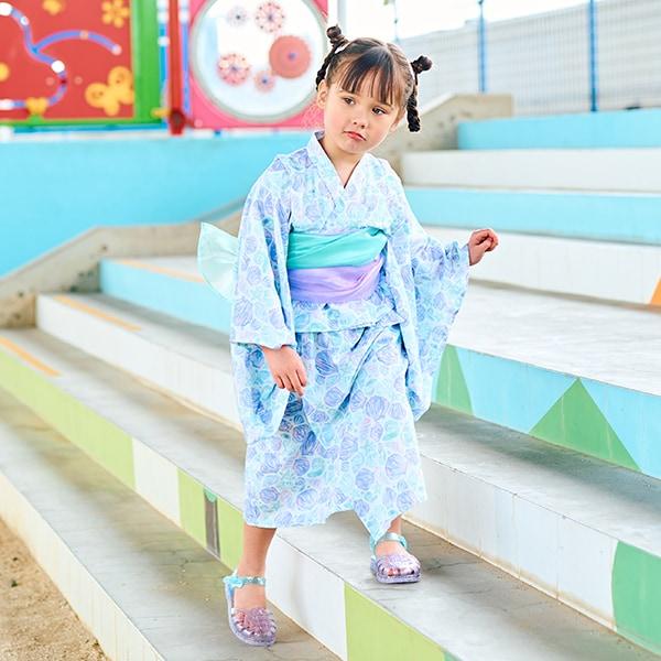 【浴衣】簡易穿著♪花色混搭・兩穿分體式（含2條腰帶）